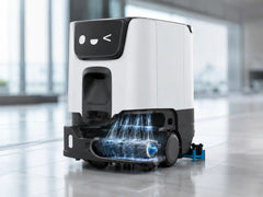 Pudu ET1 Cobotic Combi-Vacuum Cleaner/Hot Water Mopping Machine