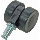 Numatic 40mm PU-Tyred Black Twin Wheel Castor Short Stem