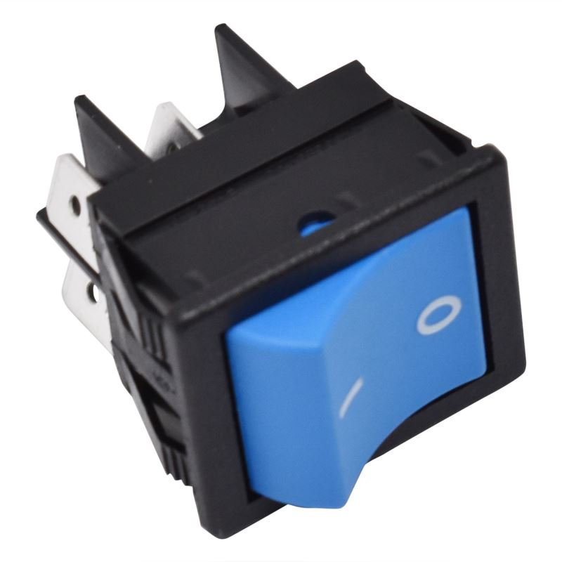 Numatic Blue Rocker Switch (White Print)