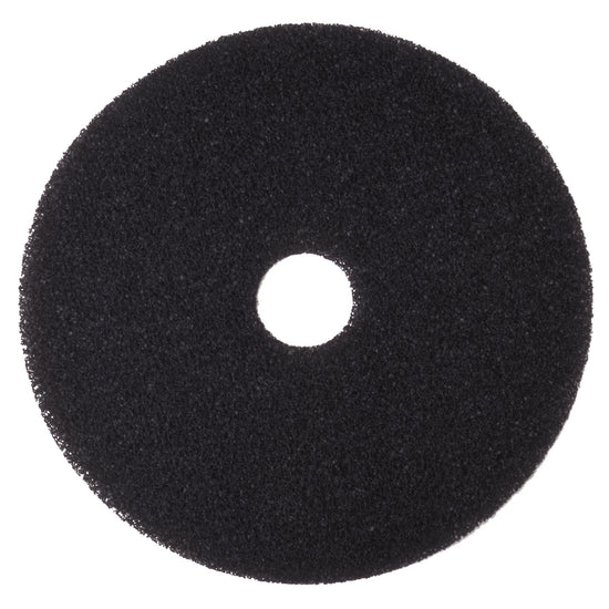 Goldline 7 Inch Black Floor Pads (Box of 2)