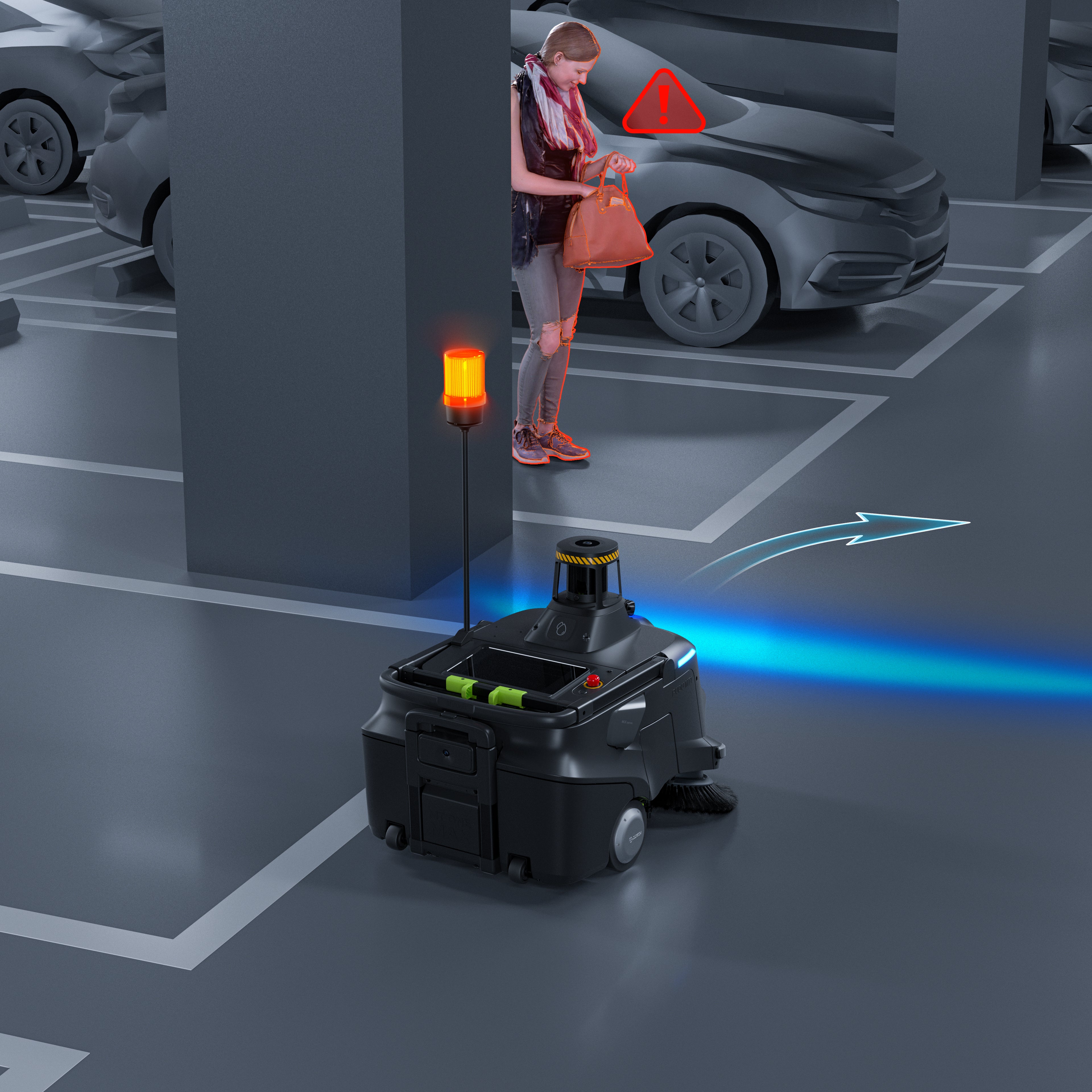 Pudu MT1 Max Cobotic Advanced Autonomous Sweeper